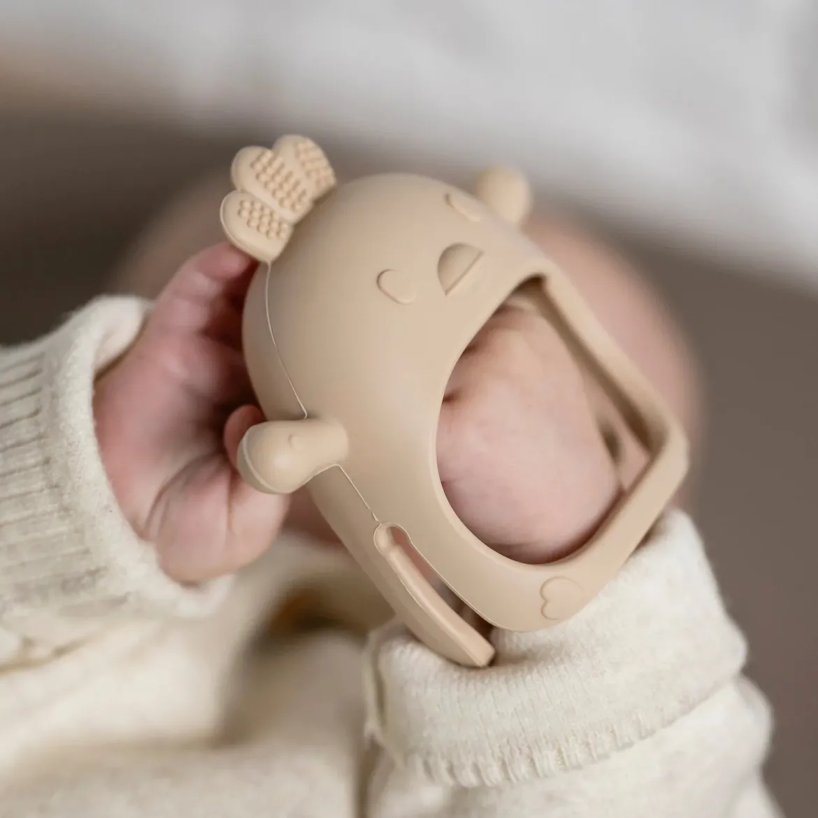 Nattou Sensory Teether Purulelu Tipu Roosa