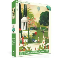 New York Puzzle Company 1000 Palan Palapeli Fainting in the Botanical Garden