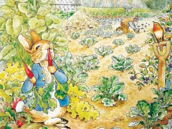 New York Puzzle Company 500 Palan Palapeli Peter Rabbits Garden Snack