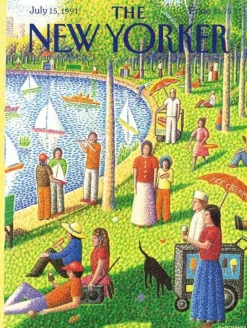 New York Puzzle Company 1000 Palan Palapeli Sunday Afternoon in Central Park