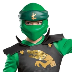 Ninjago Lloyd Vihreä Puku ja Naamari M (7-8v/127-136cm)