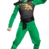 Ninjago Lloyd Vihreä Puku ja Naamari S (4-6v/109-126cm)