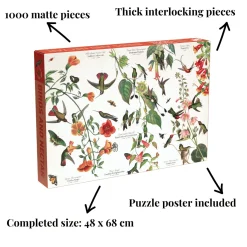 Penny Puzzle Birds and Nectar 1000 Palan Vintage Palapeli