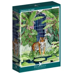 Pieces and Peace 1000 Palan Palapeli Greenhouse Tiger