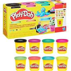 Play-Doh Muovailuvaha 8 Värin Täyttöpakkaus Perusvärit