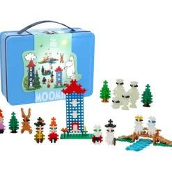 Plus Plus x Moomin Sininen Metallilaukku 500 Rakennuspalaa