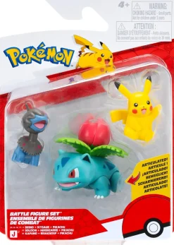 Pokemon Battle Feature Hahmot Pikachu/Ivysaur/Deino