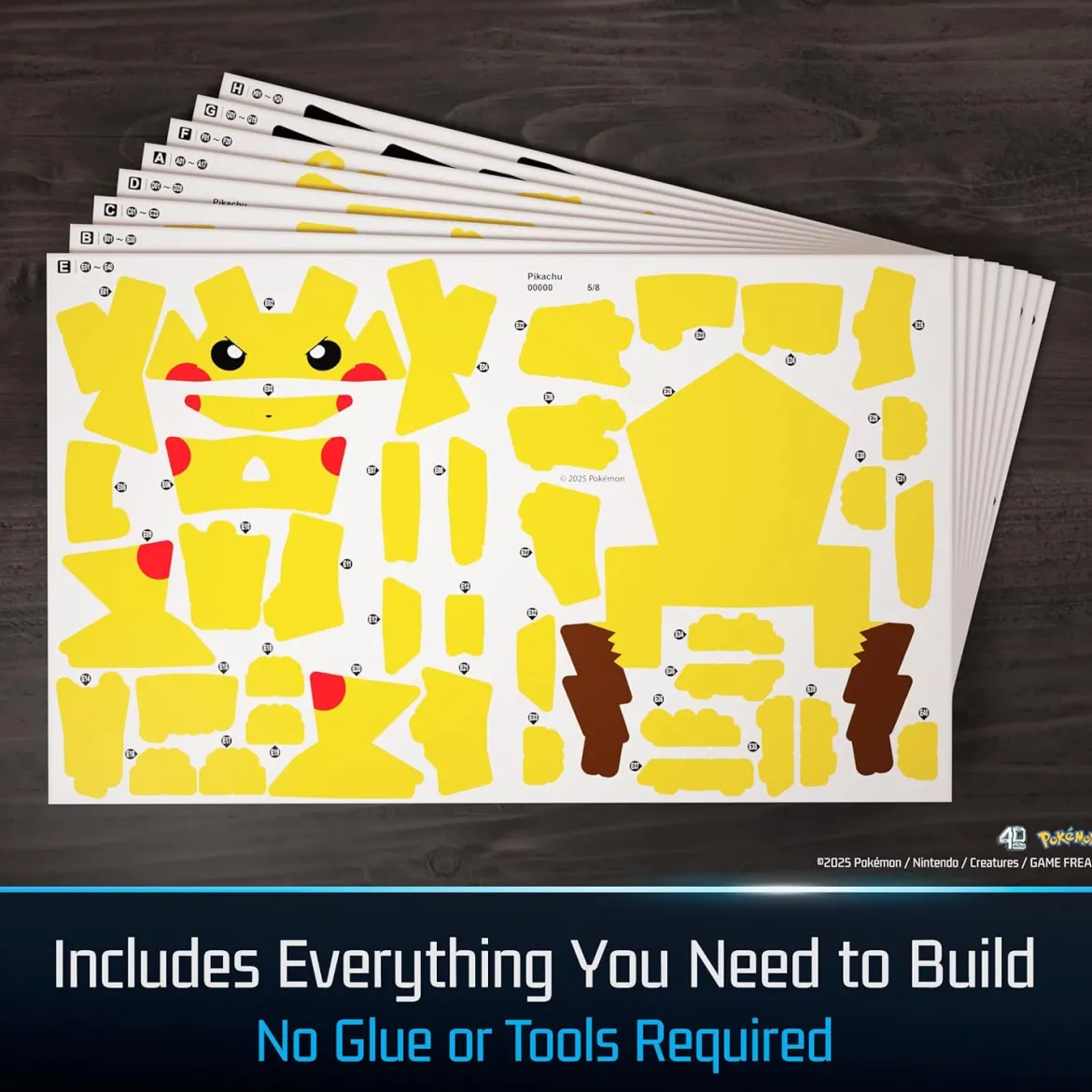 Pokemon 3D Palapeli Koottava Pikachu