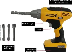 Power Tools Lasten Työkalupakki/Työkalulaukku 21 Osaa