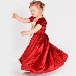 Prinsessamekko Punainen 98-104 cm (2-4v)