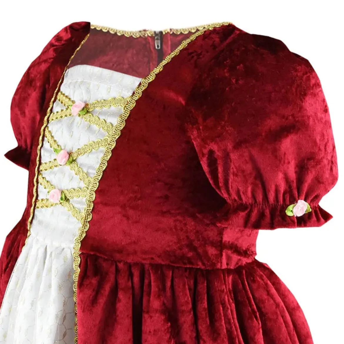 Prinsessamekko Punainen 110-116cm (4-6v)