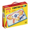 Quercetti FantaColor Sommittelu alusta ja 100 nuppia
