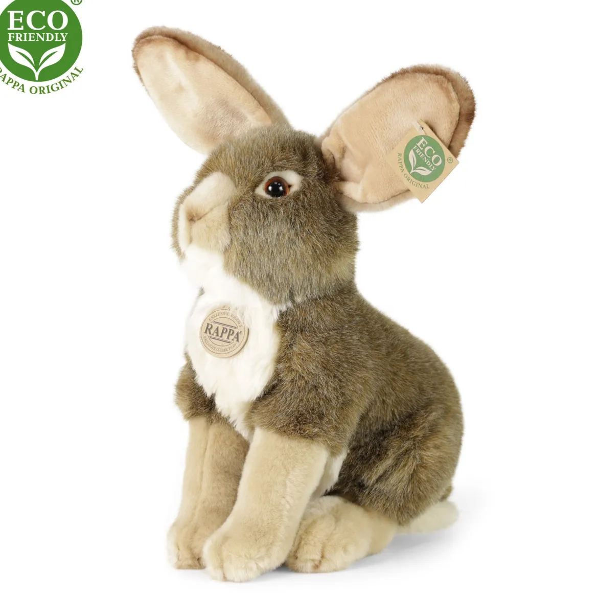 Rappa Eco Friendly Rusakko Istuva Pehmolelu 30cm