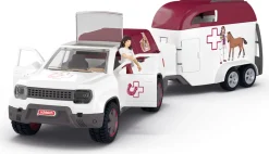 Schleich 42704 Eläinlääkärin Auto ja Traileri