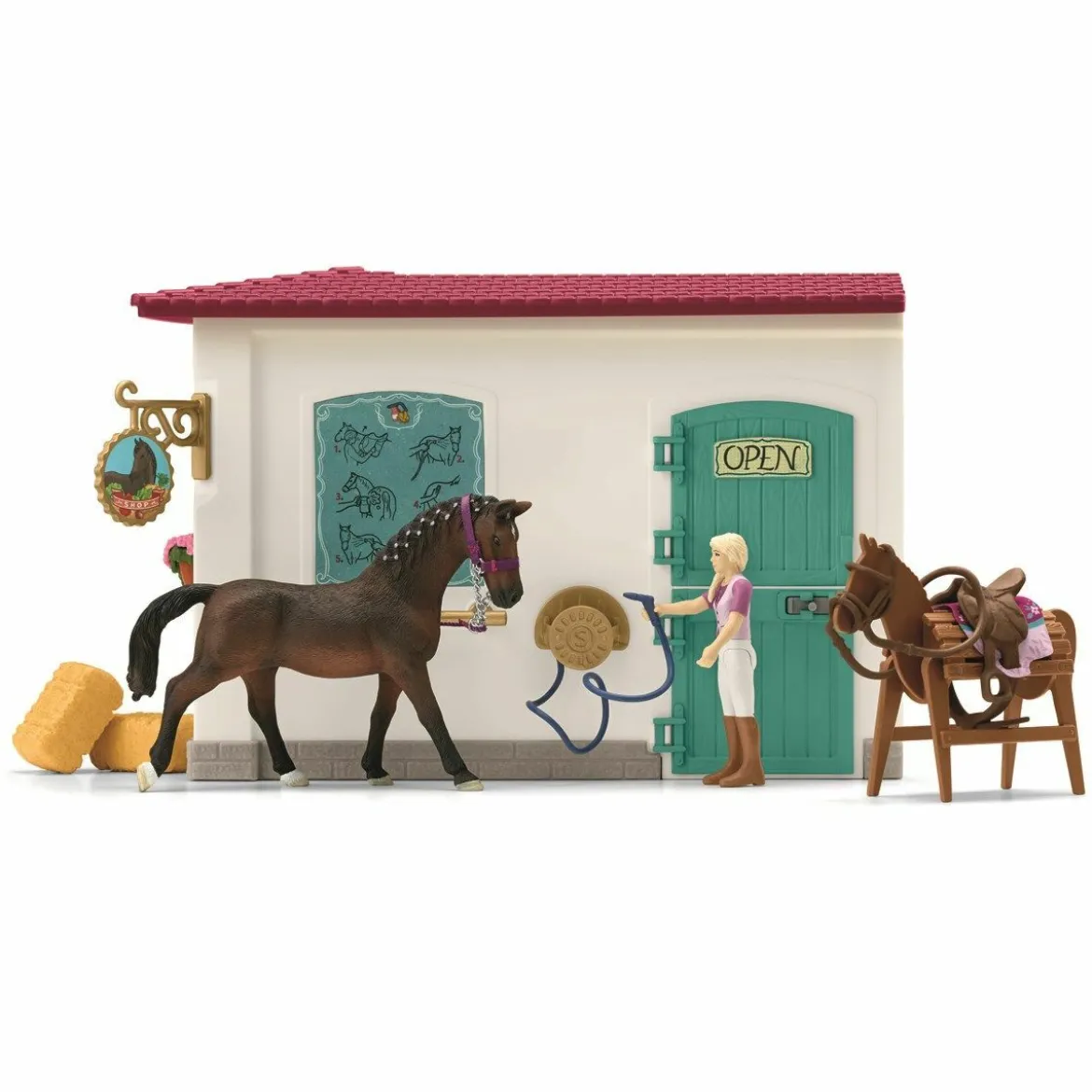 Schleich 42568 Horse Club Tarvikemyymälä