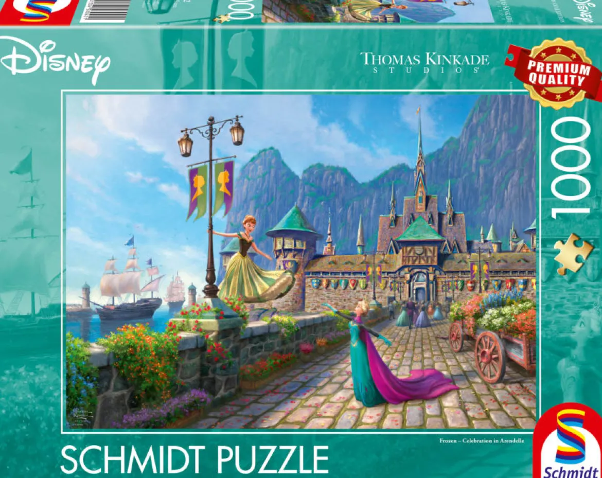 Schmidt Thomas Kinkade 1000 Palan Palapeli Frozen Celebration In Arendelle