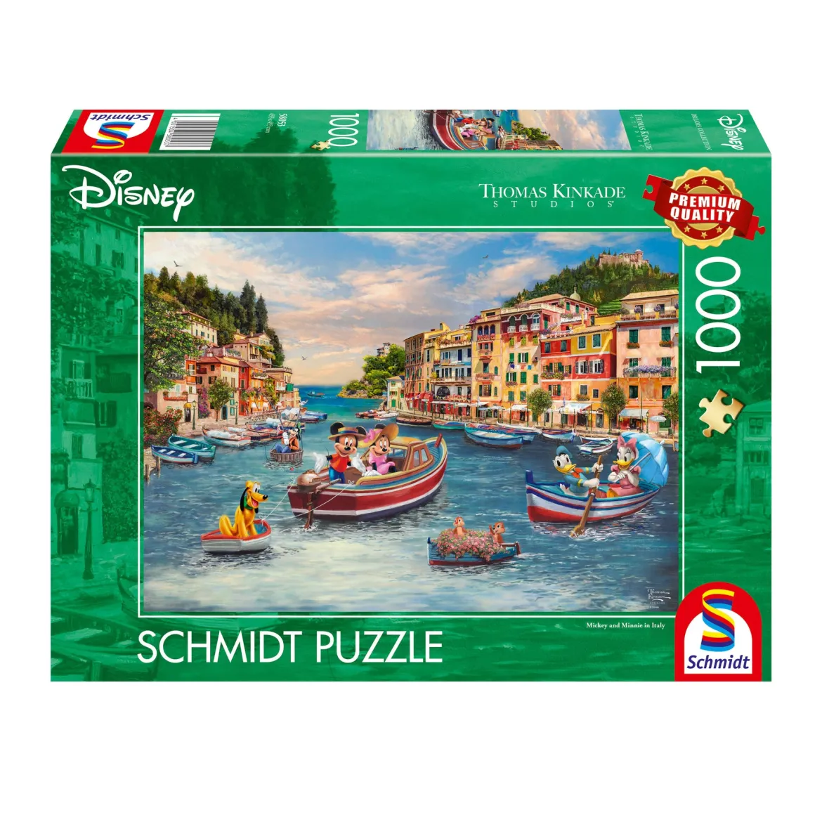 Schmidt Thomas Kinkade 1000 Palan Palapeli Mickey And Minnie In Italy