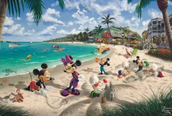 Schmidt Thomas Kinkade 200 Palan Palapeli Mickey And Minnie In Florida