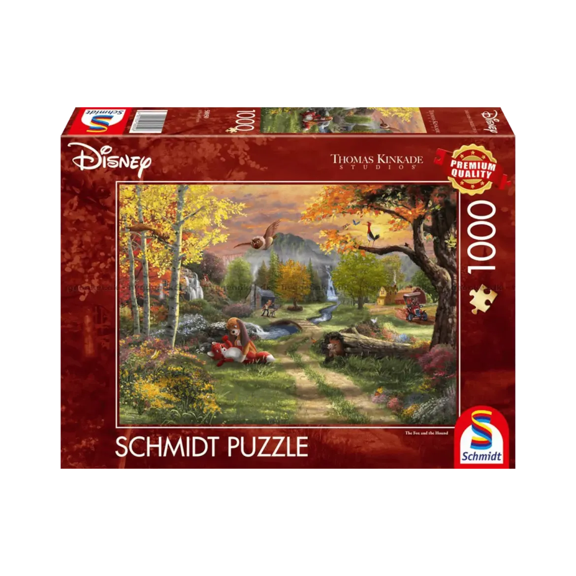 Schmidt Thomas Kinkade 1000 Palan Palapeli The Fox And The Hound