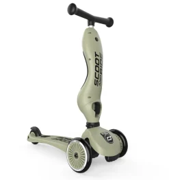 Scoot & Ride Potkulauta/Potkupyörä Highwaykick 1 Olive/Oliivinvihreä