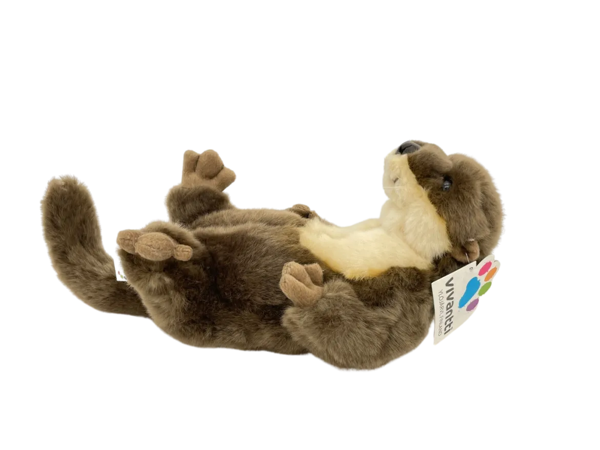 Selällä Makaava Saukko Pehmolelu 25cm