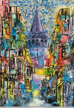 Star Puzzle 1000 Palan Palapeli Galata Tower
