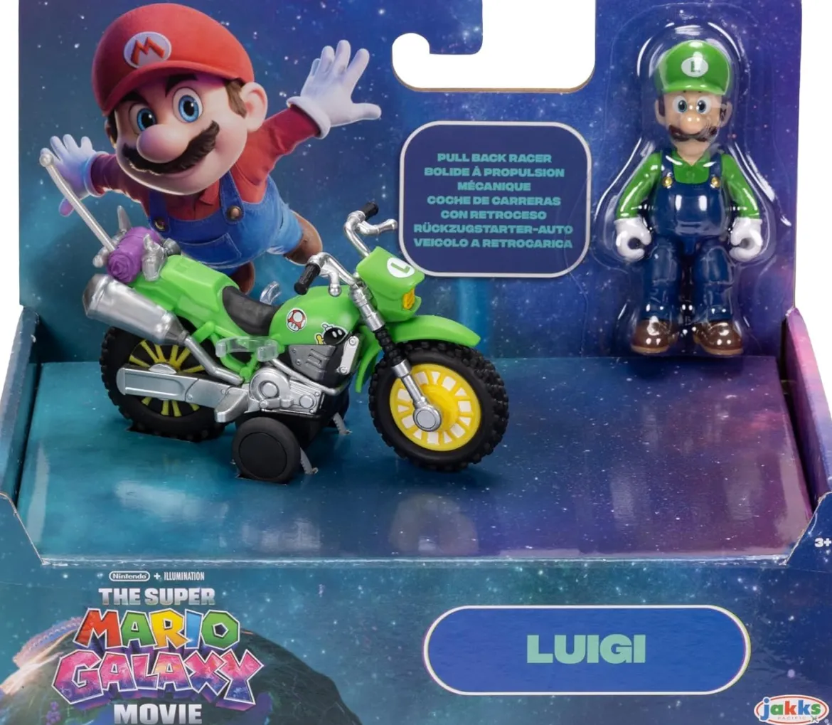 Super Mario Galaxy Movie Luigi Ja Ajoneuvo