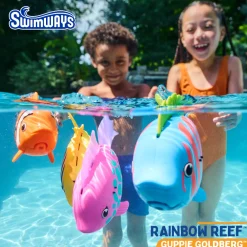 Swimways Rainbow Reef Sukeltava/Uiva Kala Guppie Goldberg