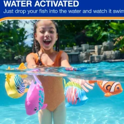 Swimways Rainbow Reef Sukeltava/Uiva Kala Guppie Goldberg