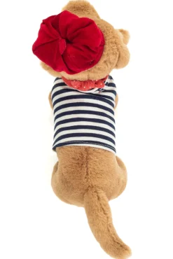 Teddy Hermann Mäyräkoira Pehmolelu Asusteilla 26 cm (Raidallinen)
