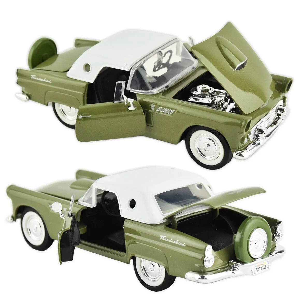 Timeless Legends 1956 Ford Thunderbird 1:24 Metallinen Auto