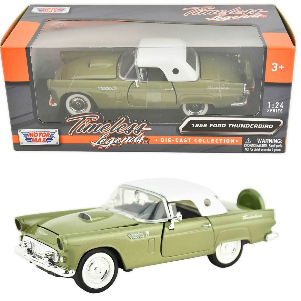 Timeless Legends 1956 Ford Thunderbird 1:24 Metallinen Auto