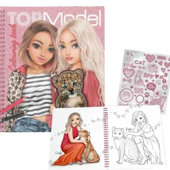 TOPModel Leoheart Värityskirja Paljeteilla