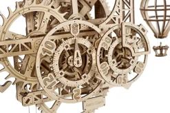 Ugears Model Aero Clock, Wall Clock With Pendulum