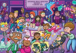 Wasgij Junior 2 Popcorn Power Up Mysteeripalapeli 240 Palaa