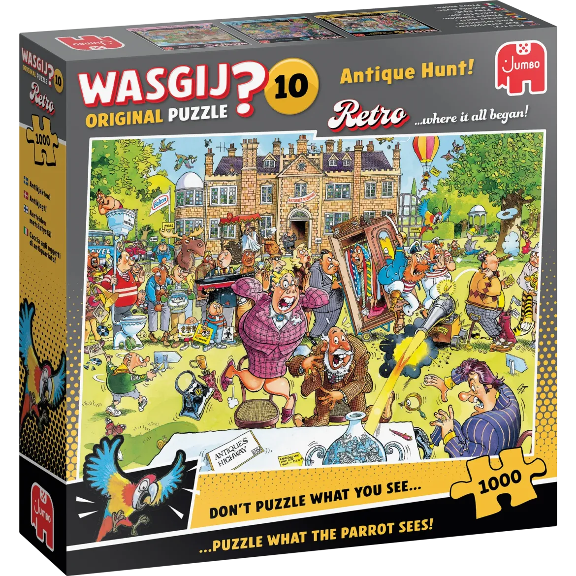 Wasgij Original 10 Antique Hunt! 1000 Palan Palapeli