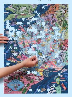 Water And Wines France, Wine Puzzle, 1000 Palan Viini Palapeli