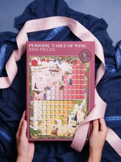 Water And Wines Periodic Table Of Wine, 1000 Palan Viini Palapeli