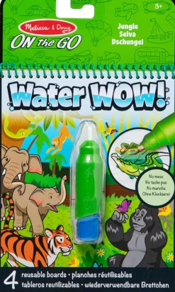 Water Wow! Vedellä Värjättävät Kortit Viidakko