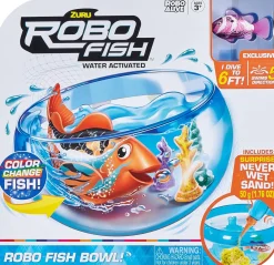 Zuru Robo Alive Swimn Fish Bowl ja Taikahiekka Lajitelma